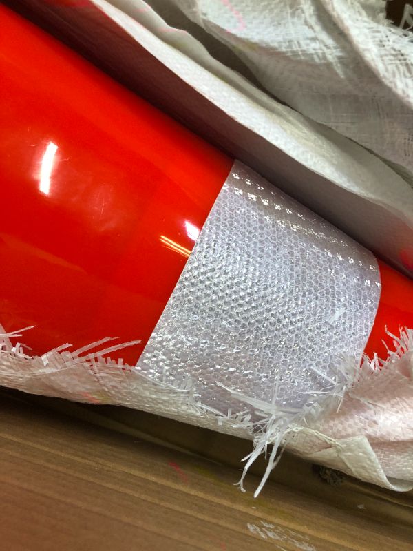 Photo 4 of [ 10 Pack ] 28" Traffic Cones Plastic Road Cone PVC
