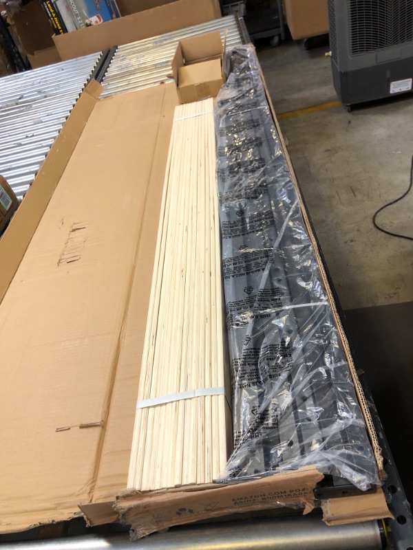 Photo 2 of ZINUS SmartBase Euro Slats Mattress Foundation / 14 Inch Metal Platform Bed Frame / No Box Spring Needed / Sturdy Steel & Wood Frame / Underbed Storage, Full
