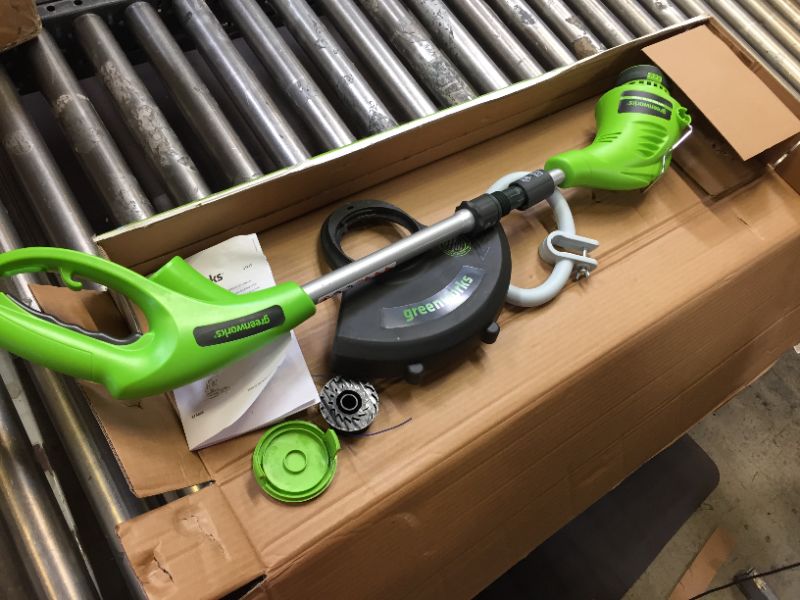 Photo 2 of Greenworks 4 Amp 13" Corded Electric String Trimmer
