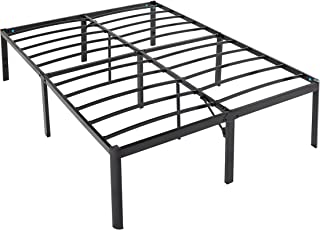 Photo 1 of Amazon Basics Heavy Duty Non-Slip Bed Frame with Steel Slats, Easy Assembly - 18-Inch, Queen