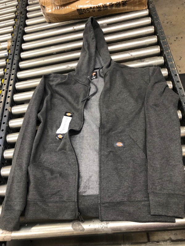 Photo 1 of Men's Dickies zip up hooded jacket size medium grey