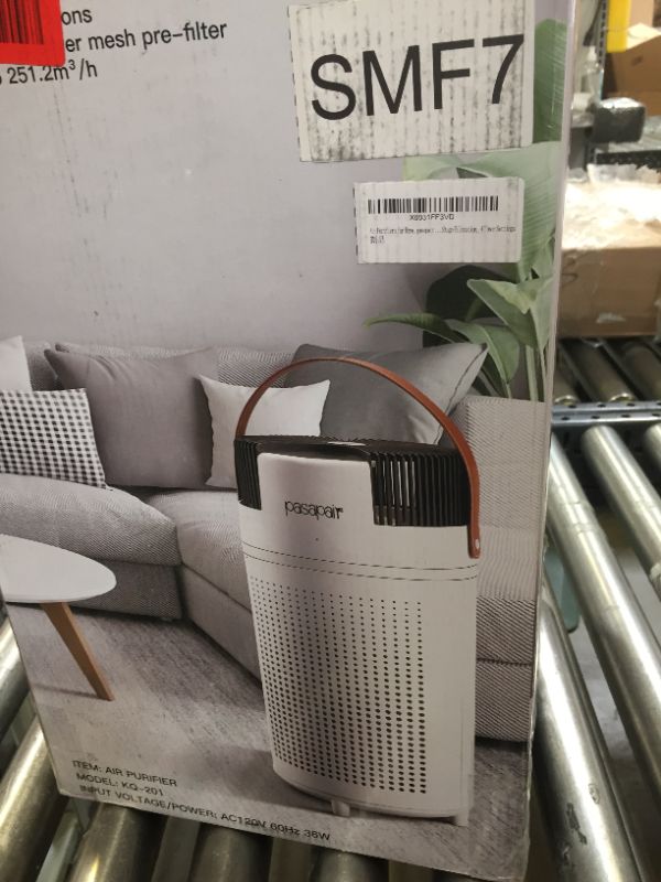 Photo 4 of Air Purifier for Home Large Room, pasapair H13 True HEPA Filter Air Purifiers Cleaner Up to 379 Sqft with 3 Fan Speed, 4 Timer Settings, Auto & Sleep...
factory sealed