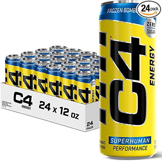 Photo 2 of C4 Energy Drink 12oz (Pack of 24) - Frozen Bombsicle - Sugar Free Pre Workout Performance Drink with No Artificial Colors or Dyes
03/2022