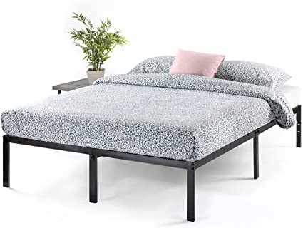 Photo 1 of Best Price Mattress 14 Inch Metal Platform Beds w/ Heavy Duty Steel Slat Mattress Foundation (No Box Spring Needed), Black
