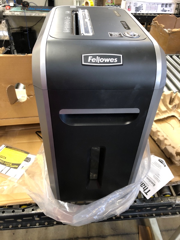 Photo 2 of 
Fellowes Powershred 99Ci 18-Sheet Capacity, 100% Jam Proof Cross-Cut Paper Shredder
