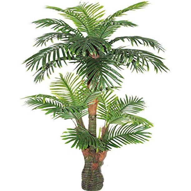 Photo 2 of AMERIQUE Gorgeous and Unique 5 Feet Tropical Palm Artificial Plant Silk Tree