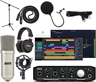 Photo 1 of Mackie Onyx Producer 2-2 Audio / Midi interface With Music Production Software Studio Bundle with Professional Recording Condenser Microphone