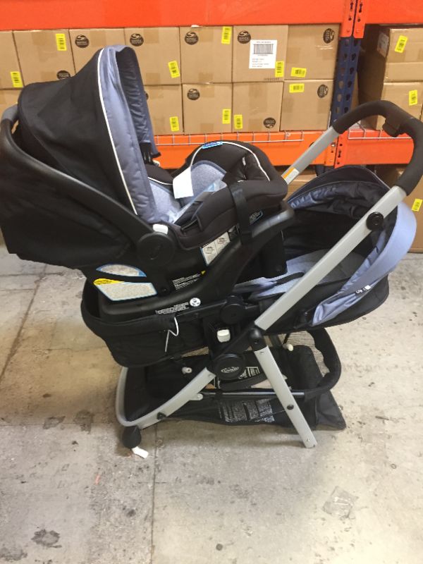 Photo 1 of Graco Modes Pramette Travel System, Includes Baby Stroller with True Pram Mode, Reversible Seat, One Hand Fold, Extra Storage, Child Tray and SnugRide 35 Infant Car Seat, Ontario
