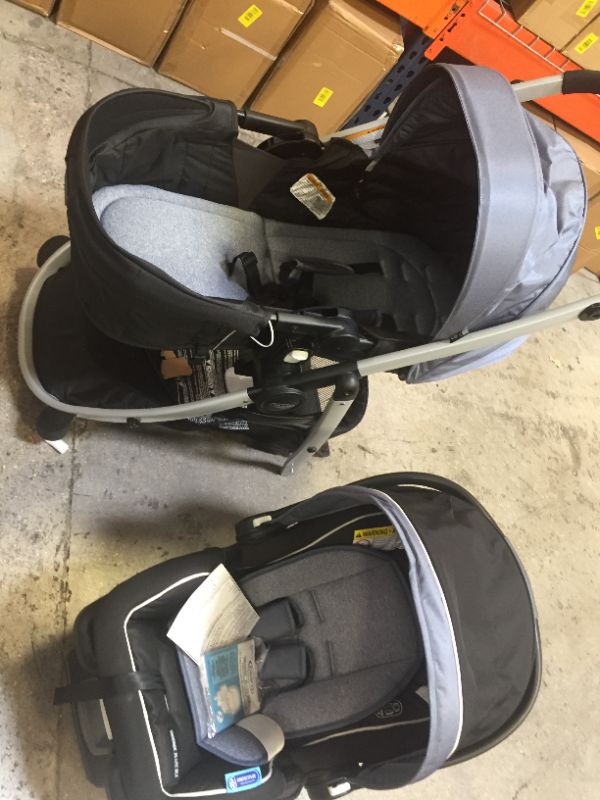 Photo 1 of Graco Modes Pramette Travel System, Includes Baby Stroller with True Pram Mode, Reversible Seat, One Hand Fold, Extra Storage, Child Tray and SnugRide 35 Infant Car Seat, Ontario
