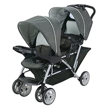 Photo 2 of Graco DuoGlider Double Stroller | Lightweight Double Stroller with Tandem Seating, Glacier
