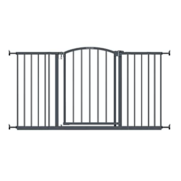 Photo 2 of Summer Extra Wide Decor Safety Baby Gate, Gray – 27” Tall, Fits Openings of 28” to 51.5” Wide, 20” Wide Door Opening, Baby and Pet Gate for Extra Wide Doorways
