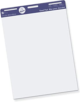 Photo 1 of Pacon Easel Pad, Perforated, Unruled, 27" x 34", 50 Sheets, White (PAC3385)
