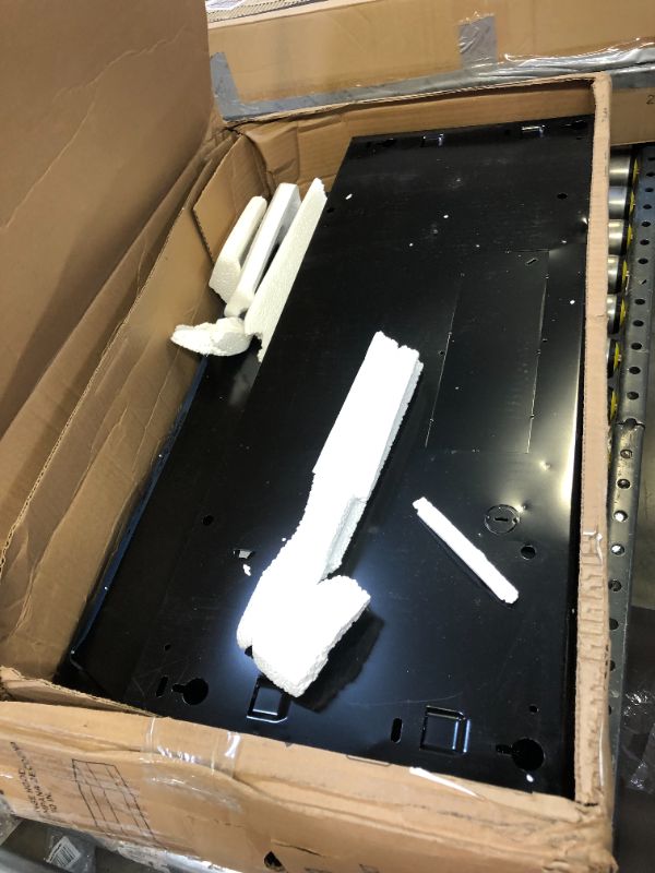 Photo 1 of Broan-NuTone 40000 Series 30 in. Under Cabinet Range Hood with Light in Black --- DAMAGE TO CORNERS 
