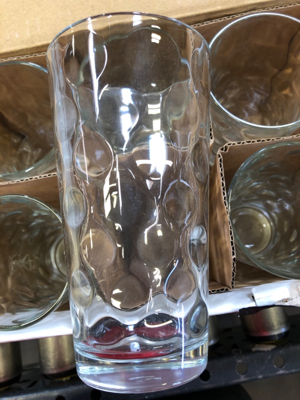 Photo 1 of Drinking Glasses [set of 10] Highball Glass Cups 17oz, By Home Essentials & Beyond – Premium Cooler Glassware – Ideal for Water, Juice, Cocktails, Iced Tea.
