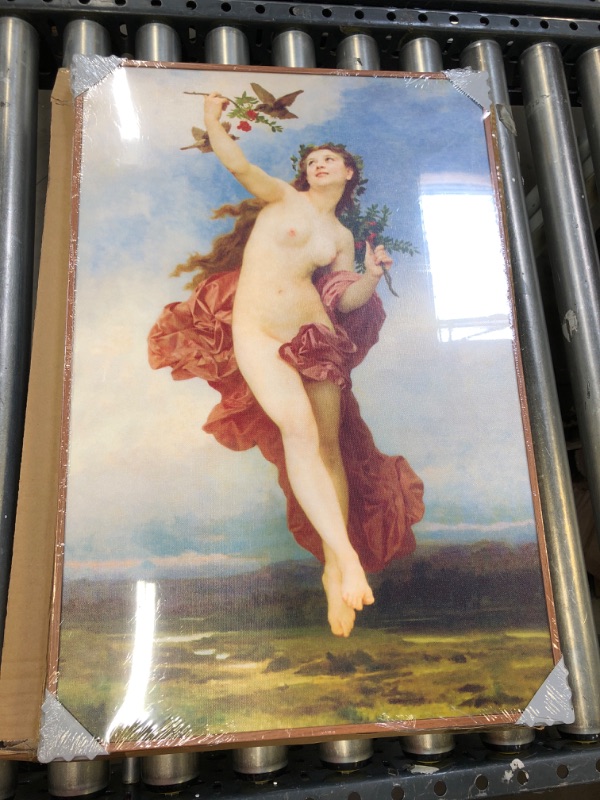 Photo 1 of 15.5"x23.5" Framed Art Print by William Adolphe Bouguereau