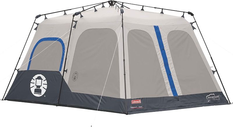 Photo 1 of Coleman® 8-Person Cabin Camping Tent with Instant Setup, Blue
