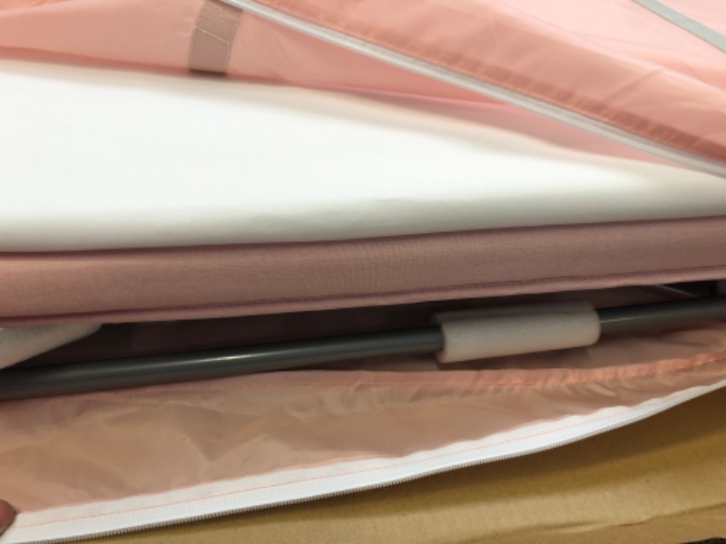 Photo 1 of Dream On Me Skylar Bassinet and Beside Sleeper, JPMA Certified, Carry Bag Included, Pink
