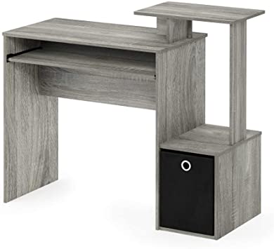 Photo 1 of Furinno Econ Multipurpose Home Office Computer Writing Desk, French Oak Grey
