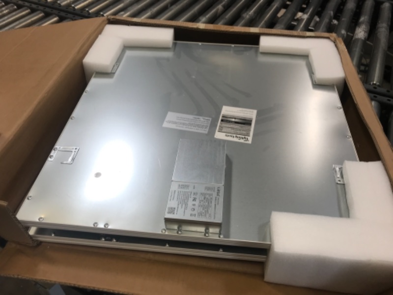 Photo 2 of 2x2 LED Flat Panel Light, Allsmartlife 2x2FT LED Panel Light Dimmable 4000K Bright White, 0-10V 40W(140W Equivalent) - White Frame, 4826 Lumens, 100-277V - UL & FCC Listed and Lighting Facts, 4-Pack
