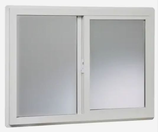 Photo 1 of 31.75 in. x 13.75 in. 60001 Series Left-Hand Slider Vinyl Window - Insulated
