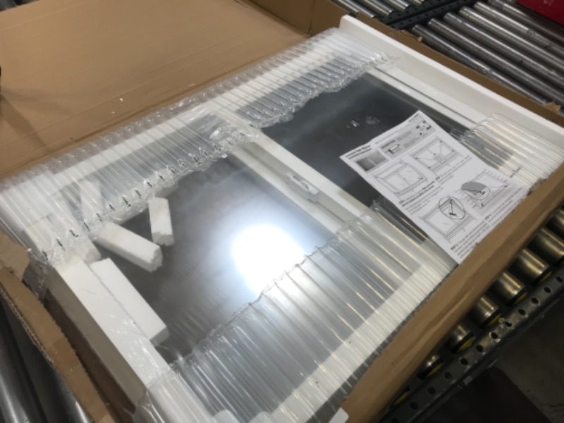 Photo 1 of 31.75 in. x 13.75 in. 60001 Series Left-Hand Slider Vinyl Window - Insulated
