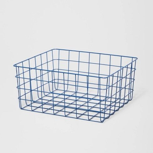 Photo 1 of 13" Rectangular Wire Decorative Basket - Brightroom™ --- BOX OF 2 


