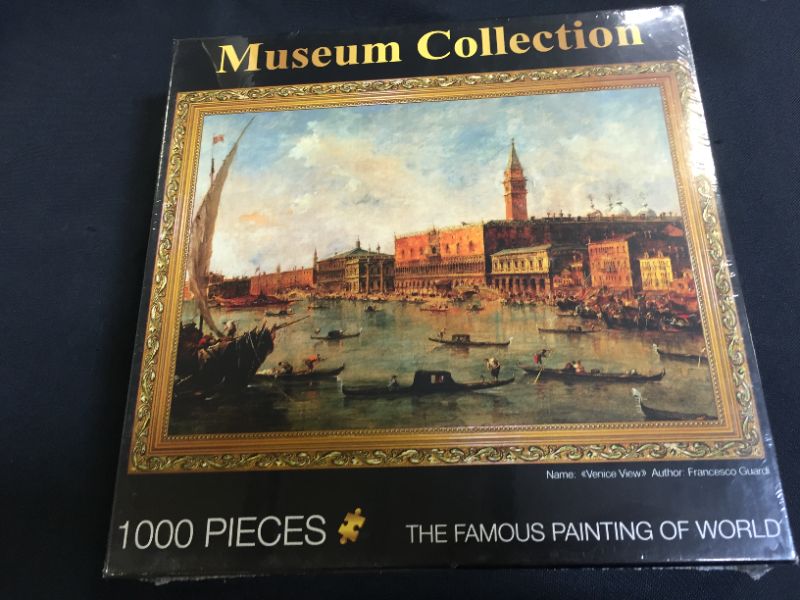 Photo 2 of Deerbird Jigsaw Puzzle 1000 Piece - Busy Port - Famous Painting Series - Museum Collection Puzzles Quality Jigsaw Puzzles 1000 Pieces for Adults Teens Floor Entertainment Toys
