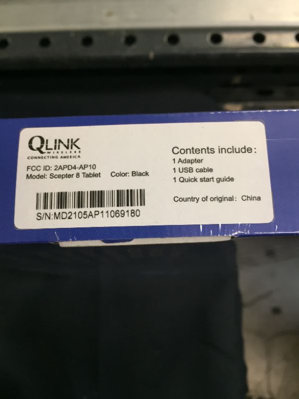 Photo 4 of Q Link Wireless Scepter 8" (FACTORY SEALED BRAND NEW)