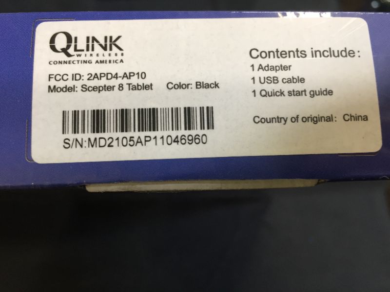 Photo 4 of Q Link Wireless Scepter 8 (FACTORY SEALED BRAND NEW)
