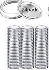 Photo 1 of 24 PCS CANNING JAR LIDS 2.75INCH LIDS