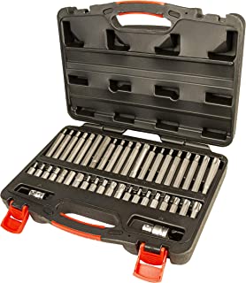 Photo 1 of ?42 Pieces?Interchangeable Bit Socket Set (Torx Star/ Hex / Spline Bit) 3/8" & 1/2"Sq Drive, 10mm Hex Shank, High Grade S2 Alloy Steel, ?Superior Quality?By MUSTANG PREMIUM tools, MADE IN TAIWAN (FACTORY SEALED BRAND NEW)
