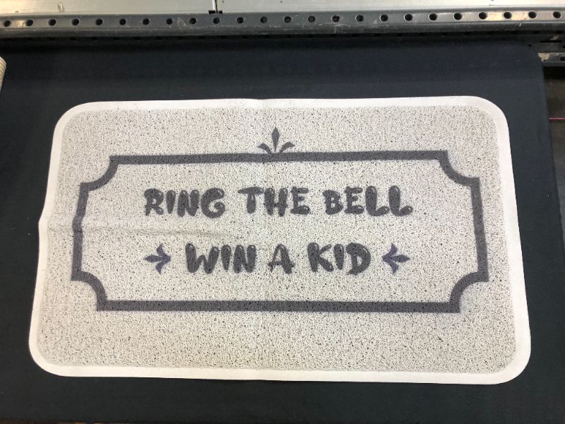Photo 1 of "RING THE BELL WIN A KID" FLOOR MAT