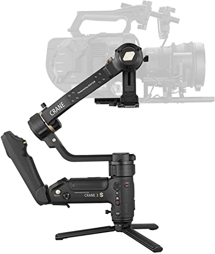 Photo 1 of Zhiyun Crane 3S Smartsling Kit [Official] 3-Axis Handheld Gimbal Stabilizer for DSLR Cinema Cameras and Camcorder (with Smartsling Handle)