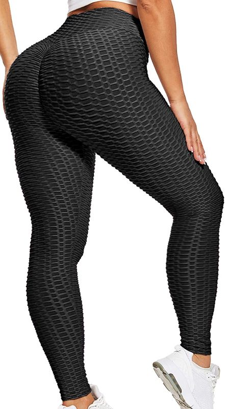 Photo 1 of Women's Yoga Pants Workout Leggings for Women TIK Tok Leggings Ruched Butt Lifting Tummy Control High Waist
-SIZE SMALL 