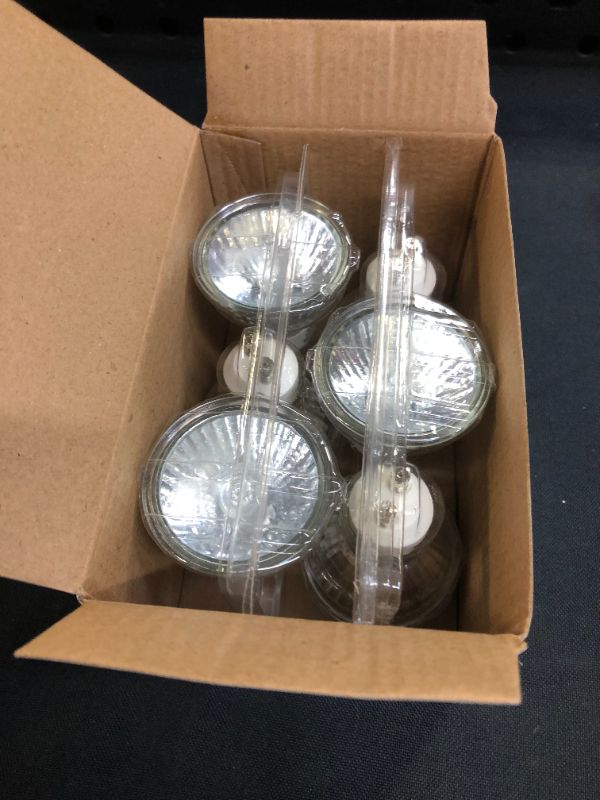 Photo 1 of DGE 50W GU10 Halogen Light Bulbs, Dimmable 500 Lumen Warm White Bright and Long Lasting Light Bulb, 6 Packs
