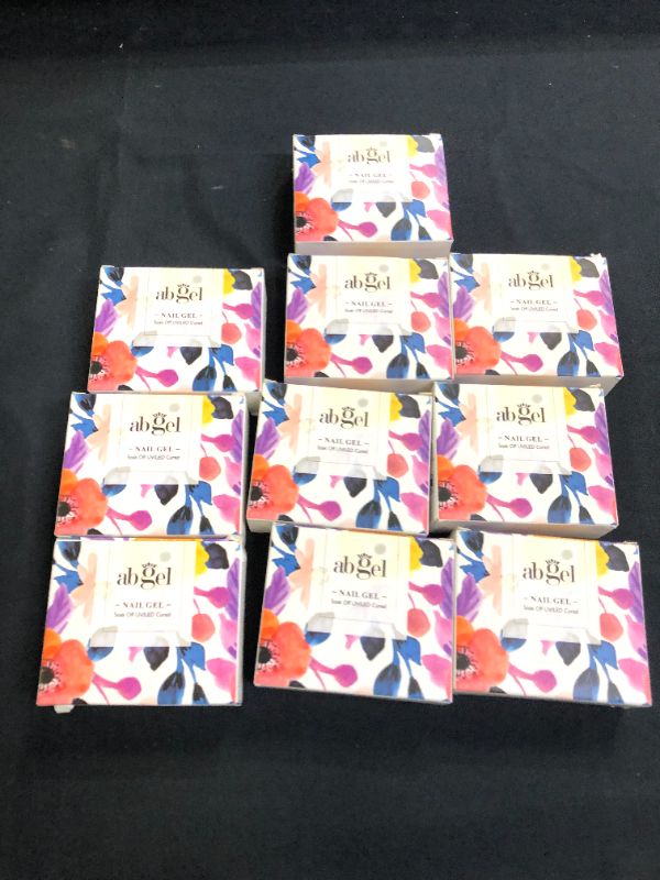 Photo 1 of AB GEL BASE & TOP COATS MABT08 NAIL GEL SOAK OFF UV/LED CURED 3 PCS IN EACH BOX/ 10 PACK (BRAND NEW, FACTORY SEALED, OPEN FOR PICTURES)