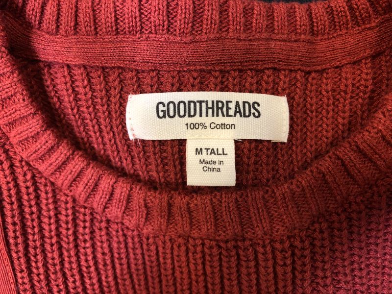 Photo 3 of Goodthreads Men's Soft Cotton Military Sweater
SIZE M/TALL (BRAND NEW)