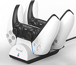 Photo 1 of Ravol PS 5 Controller Charging Station, Charging Dock Station for Playstation 5 Controller, Fast Charging Dock with LED Indicator (Controllers Not Included)
