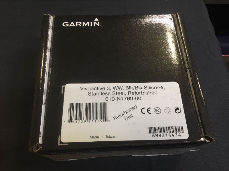 Photo 2 of REFURBISHED----GARMIN VIVOACTIVE 3 BLACK
