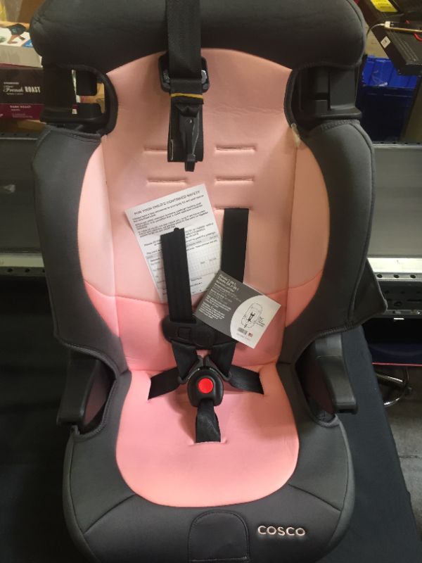 Photo 1 of Cosco Finale DX 2-in-1 Booster Car Seat, Sweet Berry
1 Count (Pack of 1)