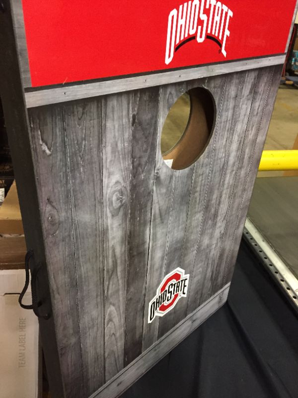 Photo 5 of  NCAA College 2' x 4' Ohio State Buckeyes Cornhole Board Set - Vintage