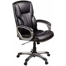Photo 1 of Amazon Basics Executive Home Office Desk Chair with Padded Armrests, (damages to box)