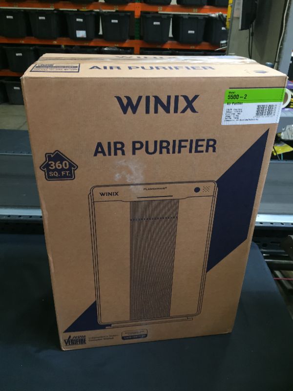 Photo 8 of WINIX - Tower 360 Sq. Ft. Air Purifier - Black
