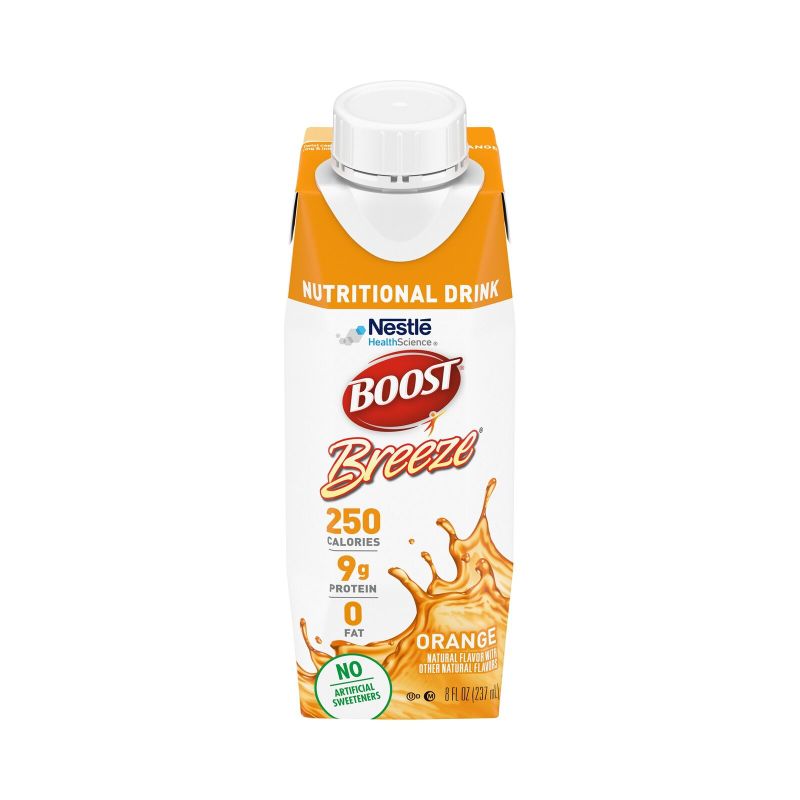 Photo 1 of 1178529-CS 8 Oz Orange Flavor Boost Breeze Ready to Use Oral Supplement, Case of 24 - 24 per Case
bb - aug - 28 - 22 