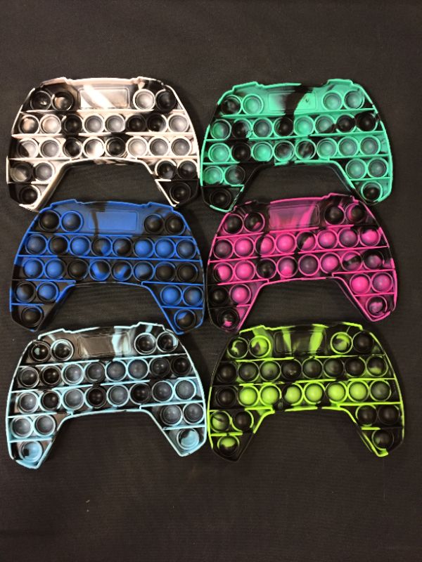 Photo 1 of 6 pack pop it fidgets sensory toys game controllers 