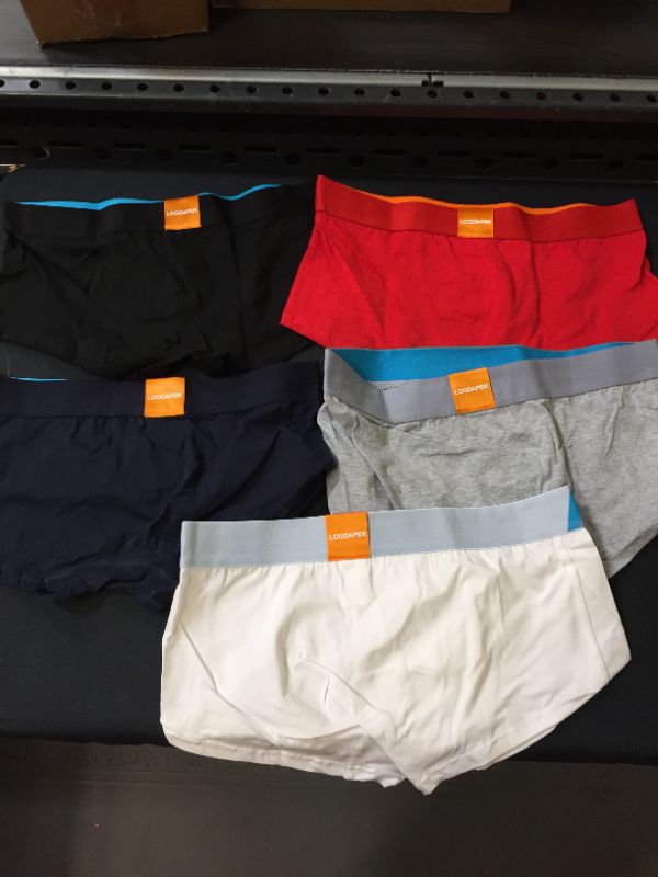 Photo 2 of Men's Underwear Boxer Briefs Cotton Stretchy Comfy No Ride-up Underwear (L)
