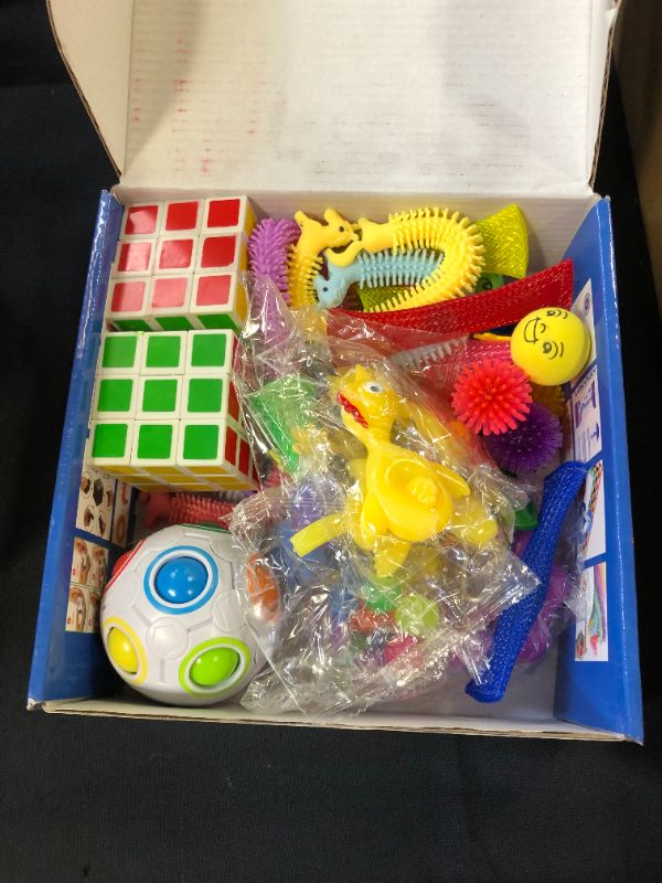 Photo 2 of 28PCS Pop Toy Cubes, Sensory Pack Plastic Push Bubble Bulk Hard Shell Gift Gifts Classroom Prize Prizes Set Stress Anxiety
