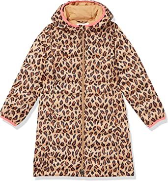 Photo 1 of Amazon Essentials Girls and Toddlers' Long Light-Weight Hooded Puffer xxl

