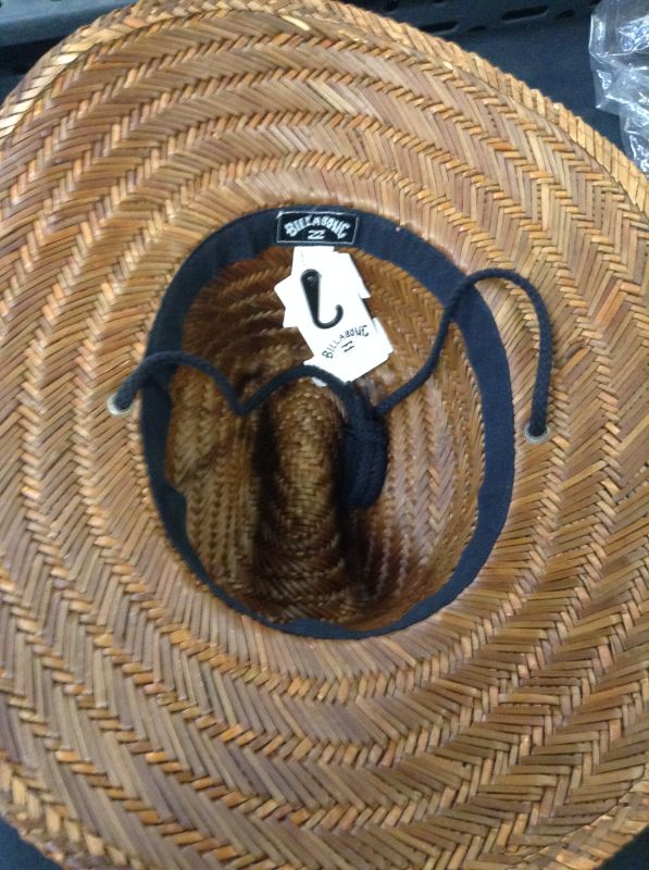 Photo 3 of Billabong Men's Classic Straw Lifeguard Hat Brown One Size
