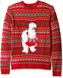 Photo 1 of Blizzard Bay Men's Fluffy Christmas Sweater Chicken Sweater size small
